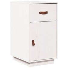 Solid Wood Pine Desk Cabinet