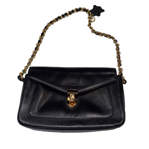 Bloomingdale black leather - black,