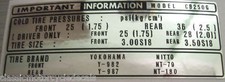 HONDA CB250G5 TYRE TIRE
