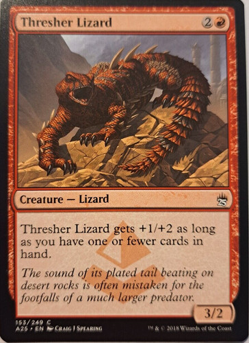 Thresher lizard masters - lizard, 25