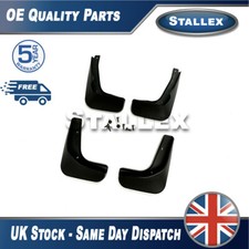 Tailored Mudflaps Front Rear For Volkswagen Polo Hatchback 2011-2014 Stallex