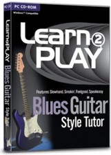 Learn 2 Play Blues Guitar Style Tutor Video Games PC (2001)