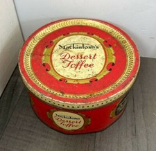 Mackintosh’s Dessert Toffee  Sweet Tin Advertising Authentic Vintage Retro 