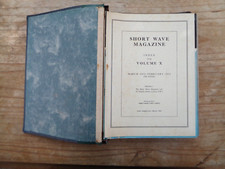 SHORT WAVE MAGAZINE VOL. X 1952 - 1953 IN BINDER (11 ISSUES)