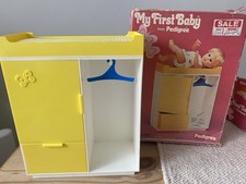 Vintage Pedigree My First Baby Wardrobe Dresser And Box