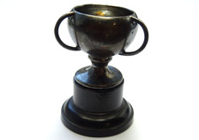 Antique Edwardian Hallmarked Sterling SIlver Miniature Novelty Trophy Cup c1904