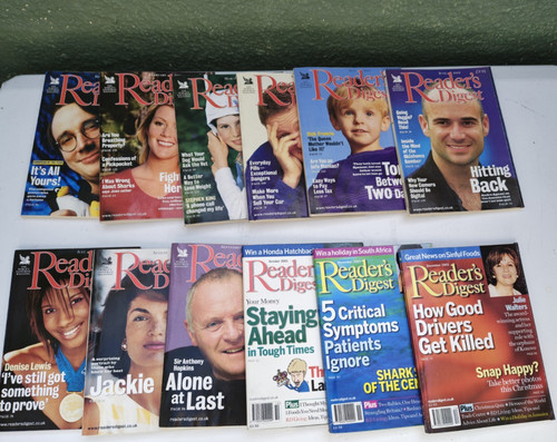 Readers digest magazines - magazines, 2001