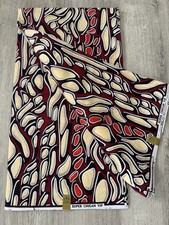 Ankara African Fabric Print 6 Yards, 100% Cotton Chitenge Sewing Material/Crafts