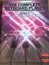 THE COMPLETE KEYBOARD PLAYER - BOOK 4- Kenneth Baker - GC - Freepost
