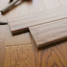 5" Golden Handscraped Real Oak