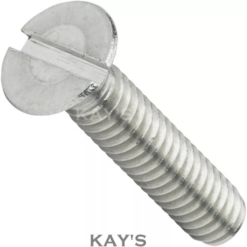 Slotted countersunk - m3, m4