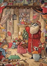 Christmas advent calendar card - christmas,