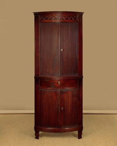 Antique double height fluted - antique,