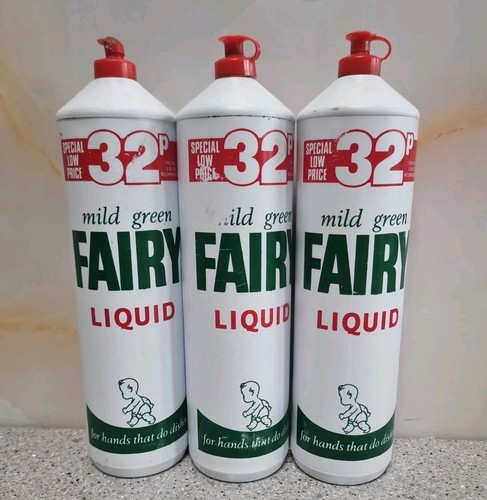 Vintage fairy liquid bottles - vintage,