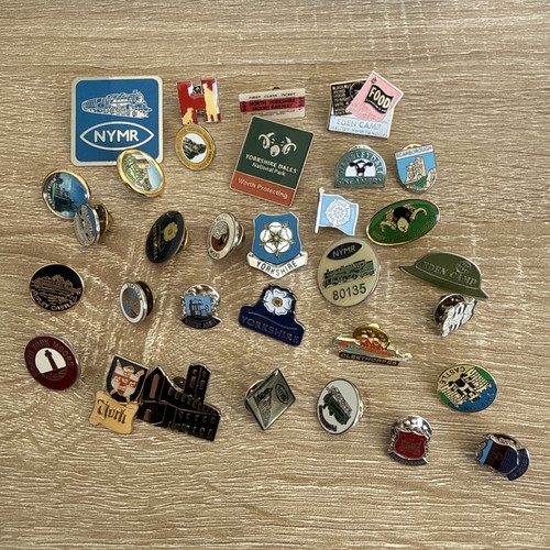 Yorkshire badge job lot - yorkshire,