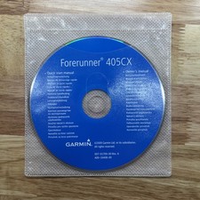 GARMIN Forerunner 405cx owner's manual CD 2009