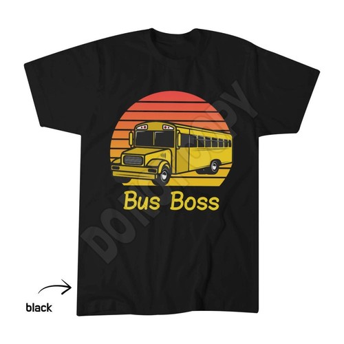 Bus boss shirt retro - boss, sunset