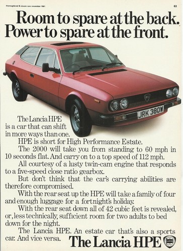 Lancia beta hpe original - lancia,