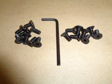 2 SETS RECORD POWER RP4000 & RP3500 WOODTURNING CHUCK JAW SCREWS WITH KEY