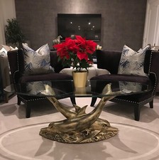coffee table dolphins