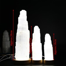 Selenite Crystal Lamp