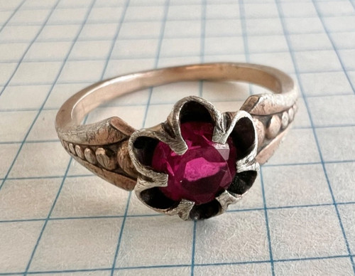Vintage ring soviet 875 silver - 875,