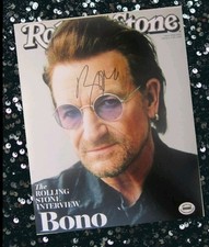 U2 Bono Hand Ink Signed