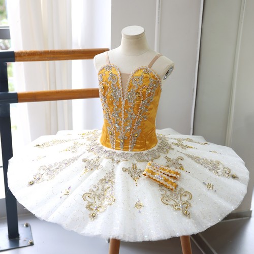 Gold white ballet tutu - ballet,