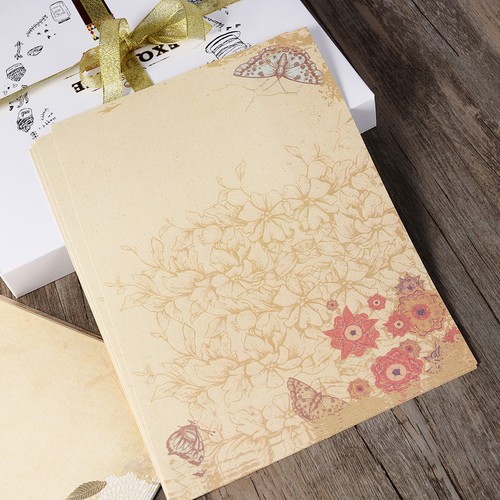 Vintage writing paper assorted - vintage,