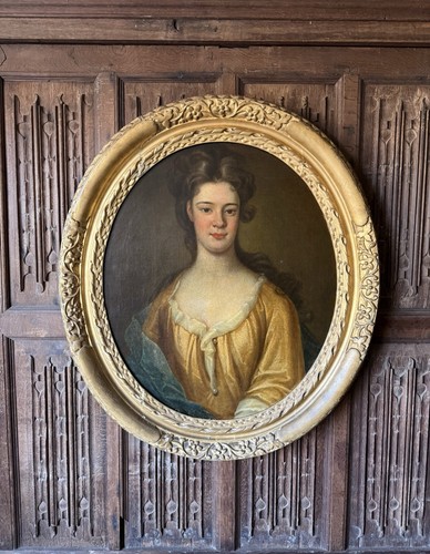 Large antique 18th century - century, oil