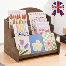 4-Tier Wooden Card Holder