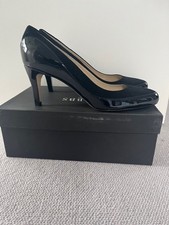 Hobbs Black Ella Court Shoes