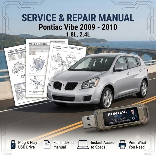 Pontiac vibe 4l 2009 - 1.8l, 2.4l