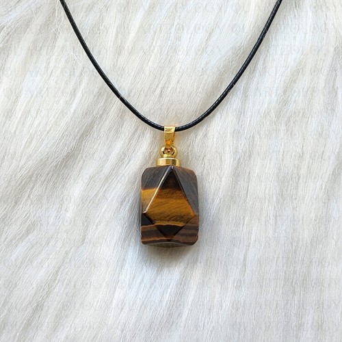 Tigers eye perfume vial - tigers,