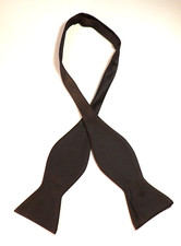 NEW! Black Bow Tie Self Tie