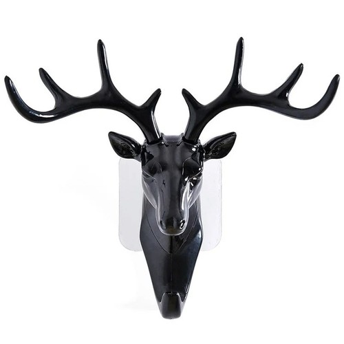Animal deer stags head hook - deer,