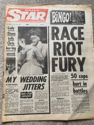 Daily star newspaper - july, 1981