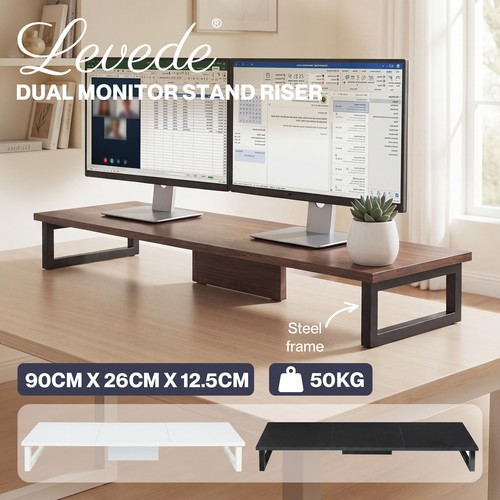 Levede dual screen stand riser - levede,