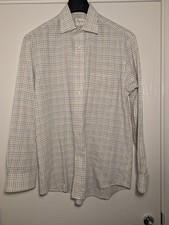 Viyella Shirt Men's Size 16 Inch Neck 60% Cotton/40% Polyester Check Button Down