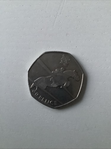 Olympic 50p equestrian coin - olympic,