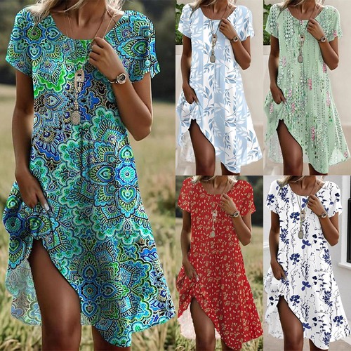 Womens boho floral - womens, short