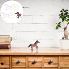  5 Pcs Horse Ornament Figurines Ornaments Decorative Animal Models