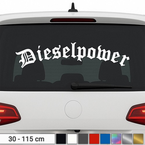 Diesel power sticker truck - diesel,