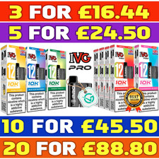 IVG Pro 12 Pods | Prefilled Refill Pods | 10mg,20mg | IVG Pro Refills | UK Best
