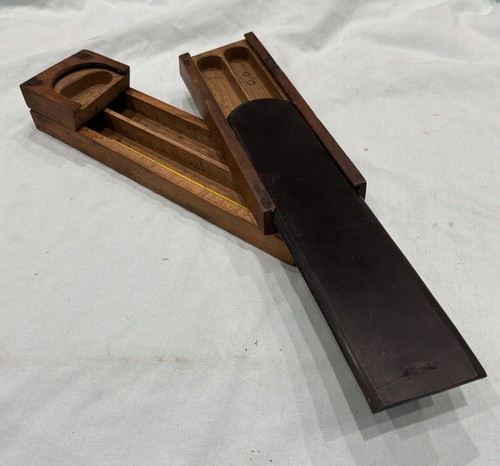 Vintage wooden pencil - pencil, case