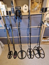 XP Gold Maxx Power V4 metal detector with 4 Extra coils. metal detectorist.