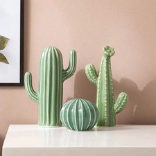 Ceramic Cactus Ornament –
