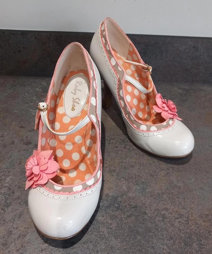Ruby shoo white and pink - shoo,