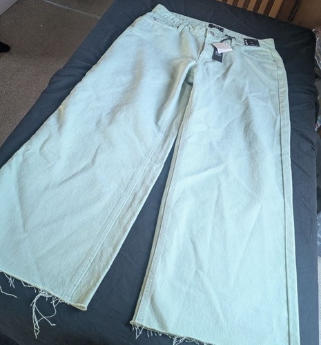 Denim wide leg jeans size - leg,