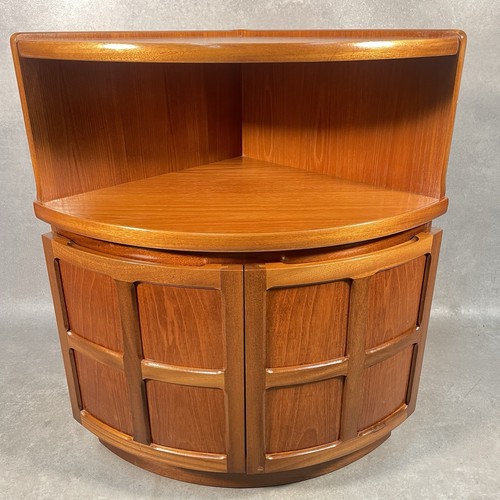 Nathan teak corner cabinet - teak,